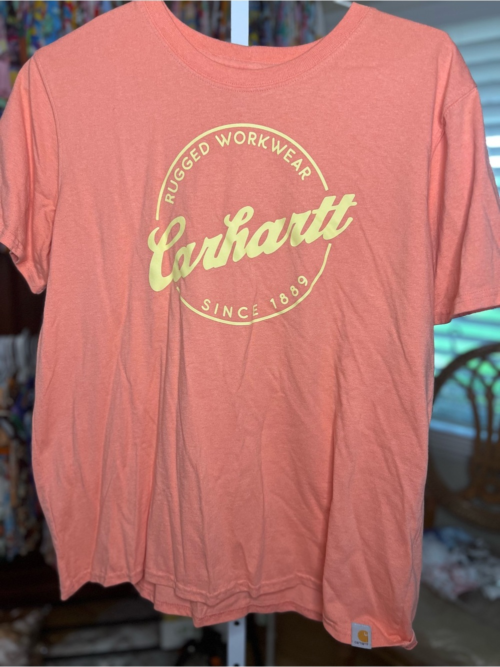 Carhartt Peach Short Sleeve Logo Tee